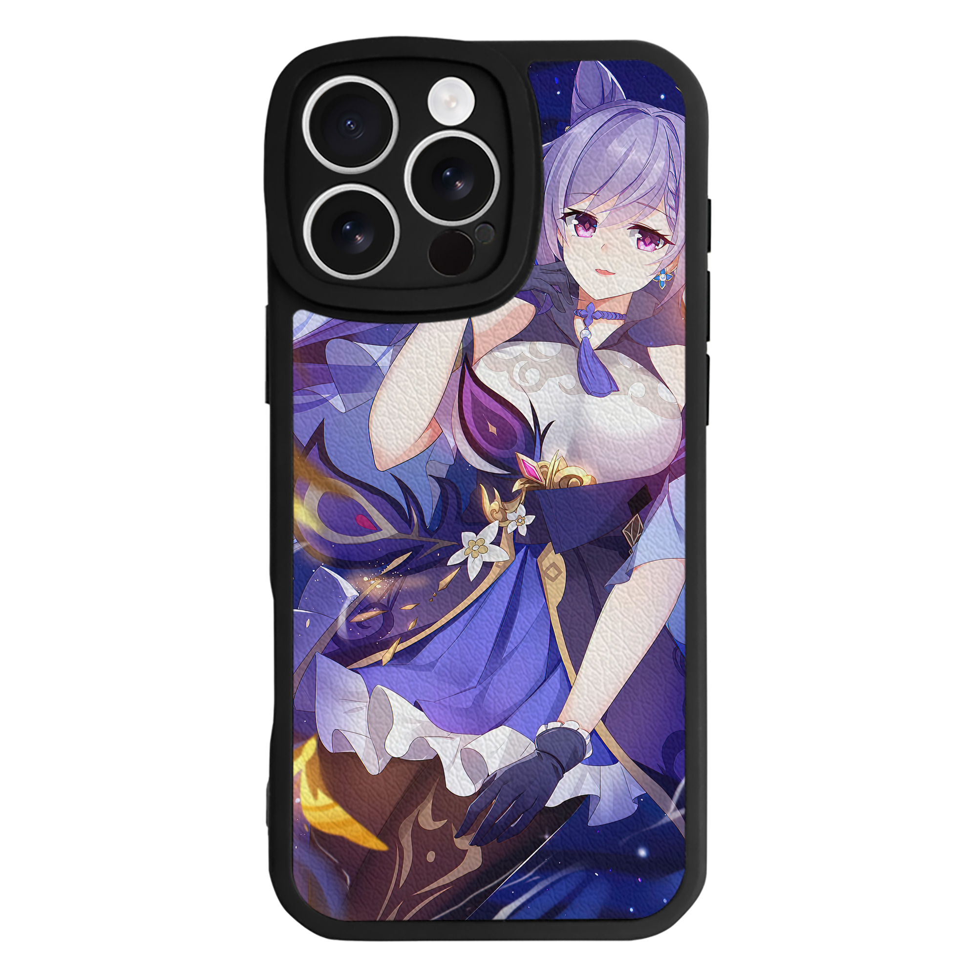 げんし神 genshin 【iPhone 16シリーズ対応】シリコンスマホケース（レザー調） 材質：シリコン